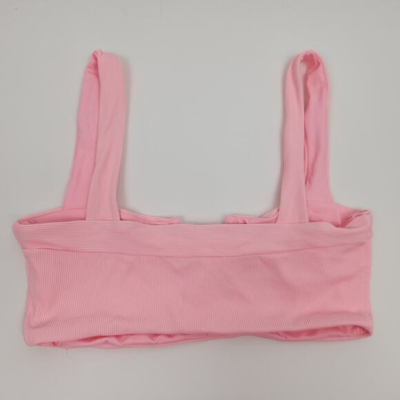 L*Space Lee Lee Bikini Top in Pink Size Medium NWT - Picture 2 of 4